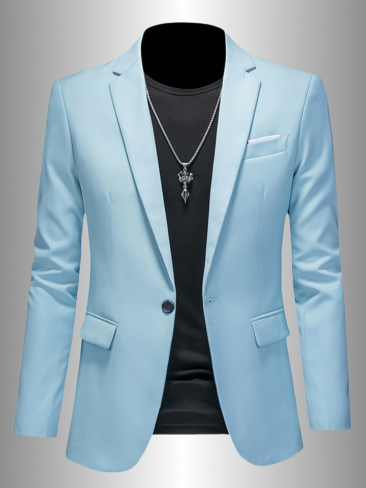 Men's Skinny Lapel Blazer