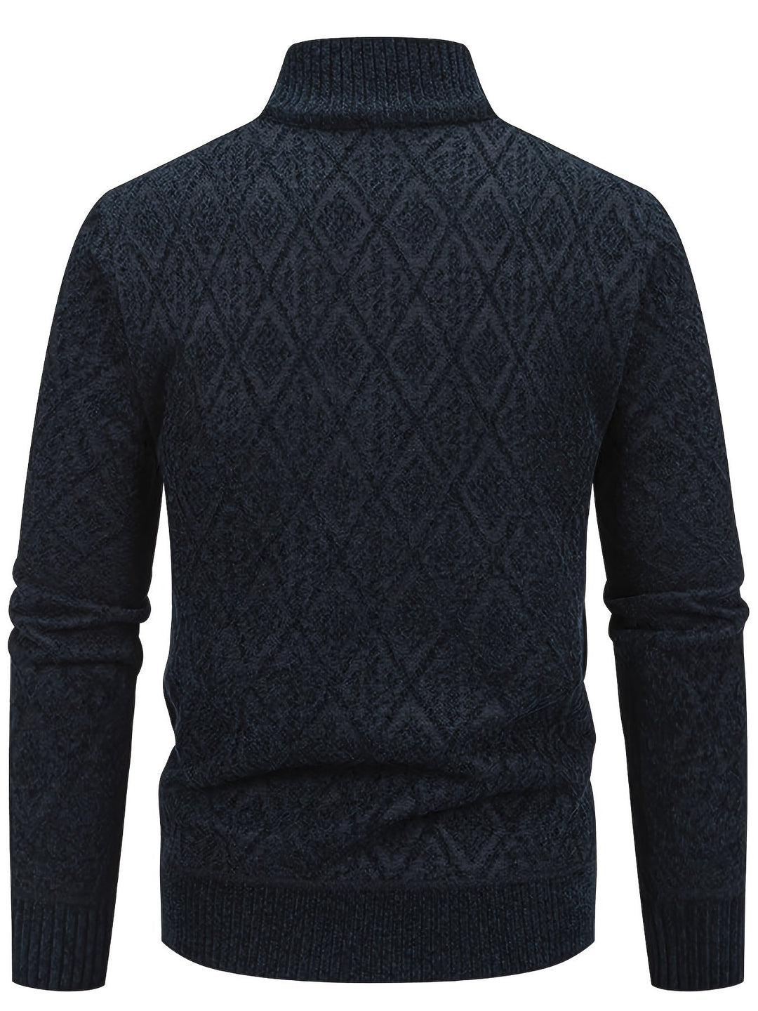 Men's Geometric Knit Cardigan