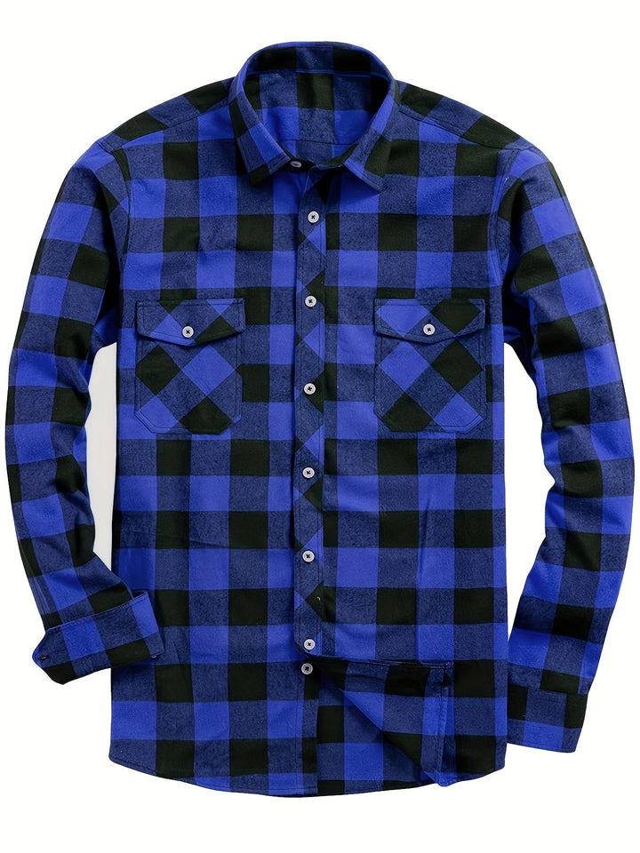 Men's Plaid Flannel Shirt
