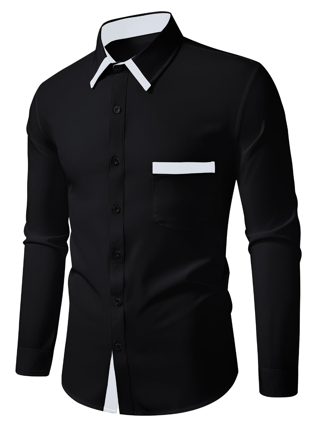 Men's Contrast Panel Shirt
