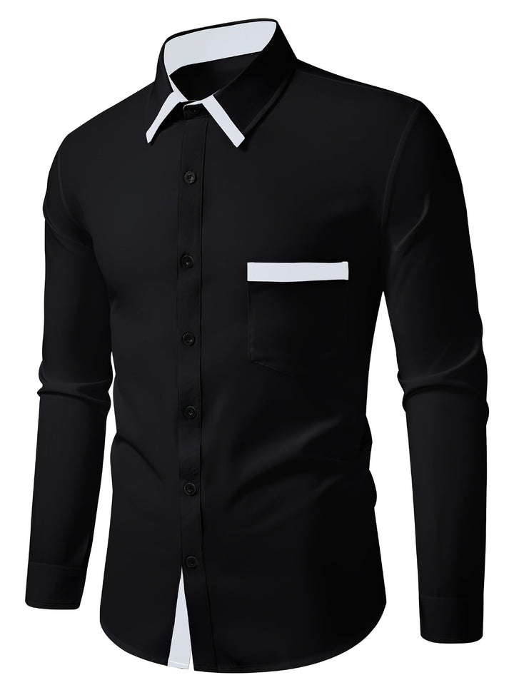 Men's Contrast Panel Shirt