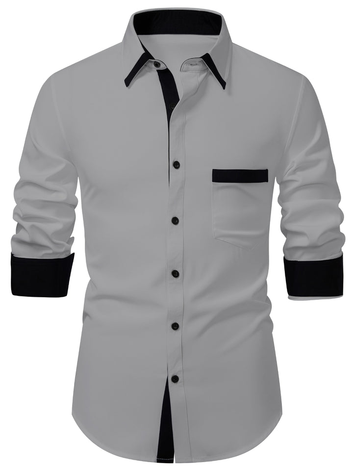 Men's Contrast Panel Shirt