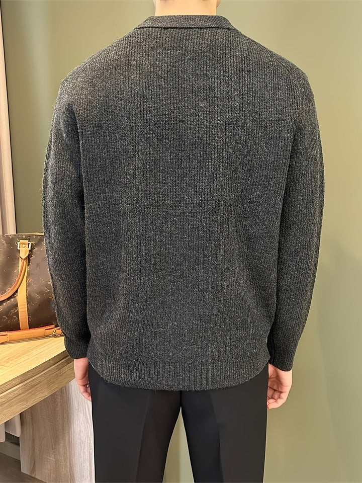 Men's Ribbed Polo Shirt