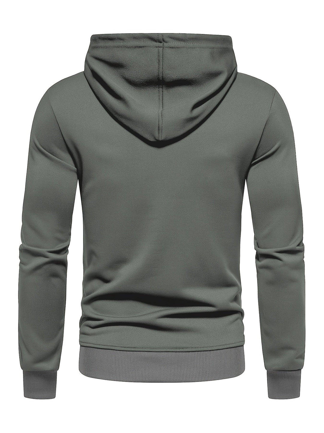 Men's Solid Drawstring Hoodie