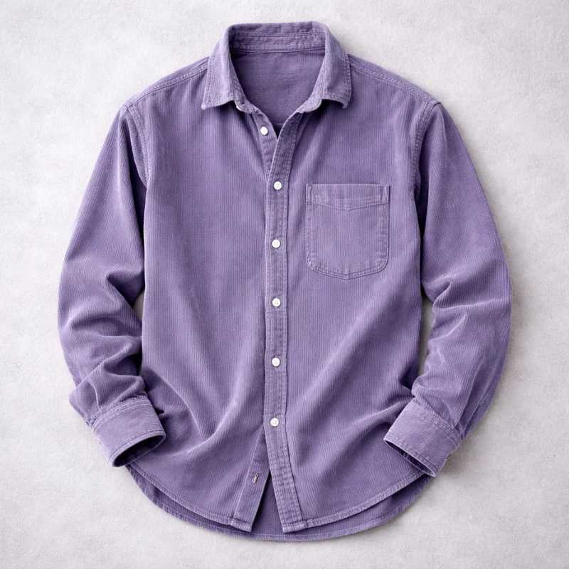 Men's Classic Elegant Corduroy Shirt