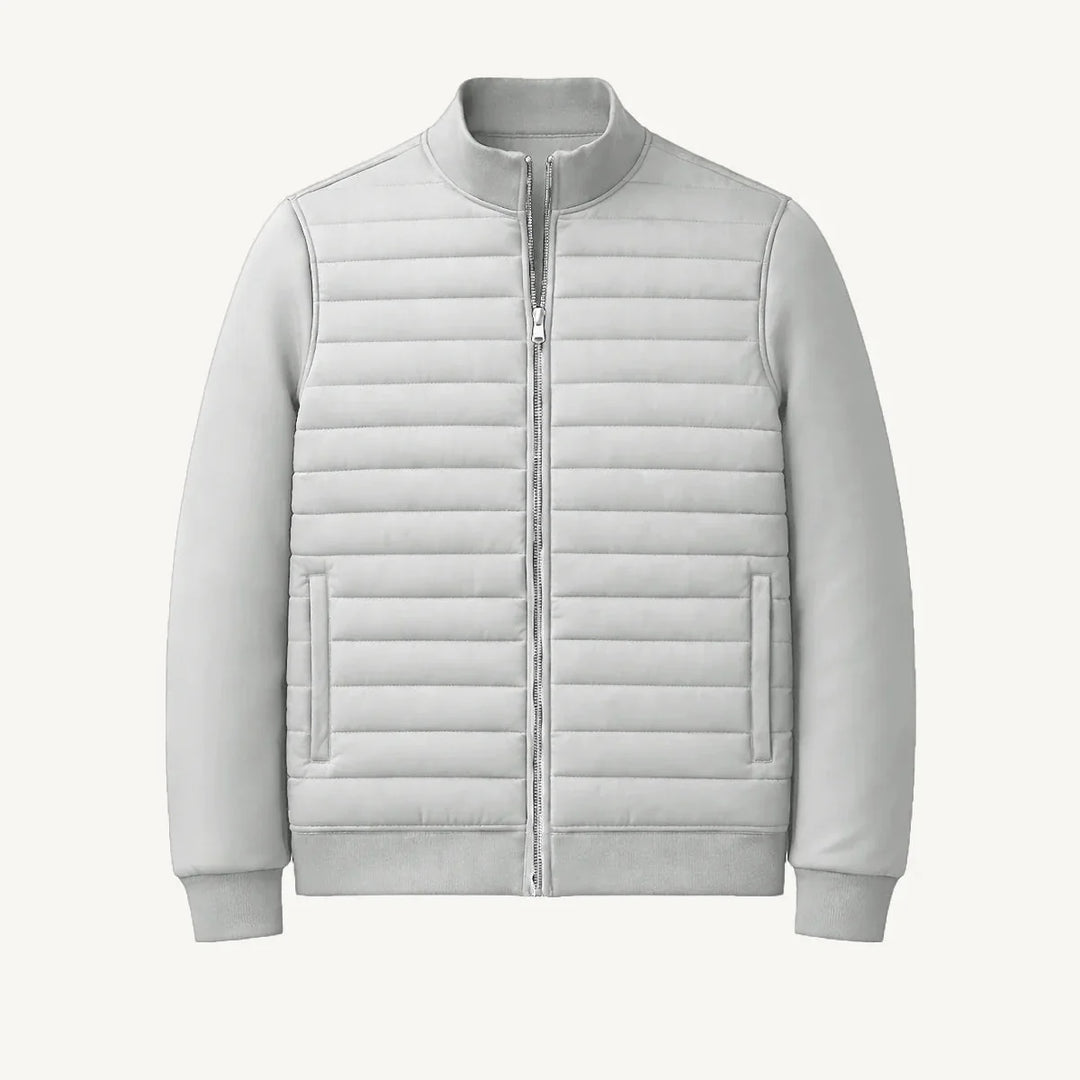 Men's Quilted Bomber Jacket – Lightweight Everyday Comfort