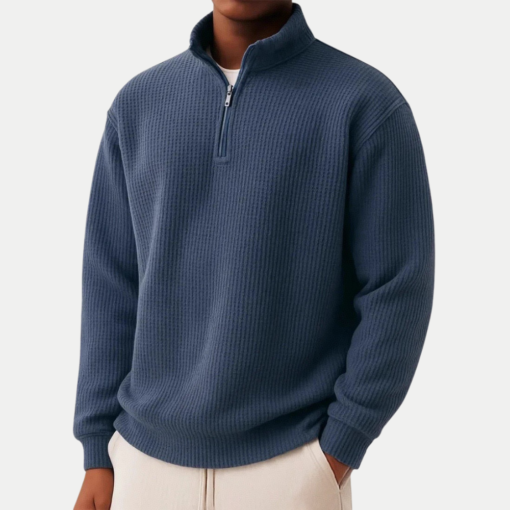 Men's Knit Half Zip Sweater