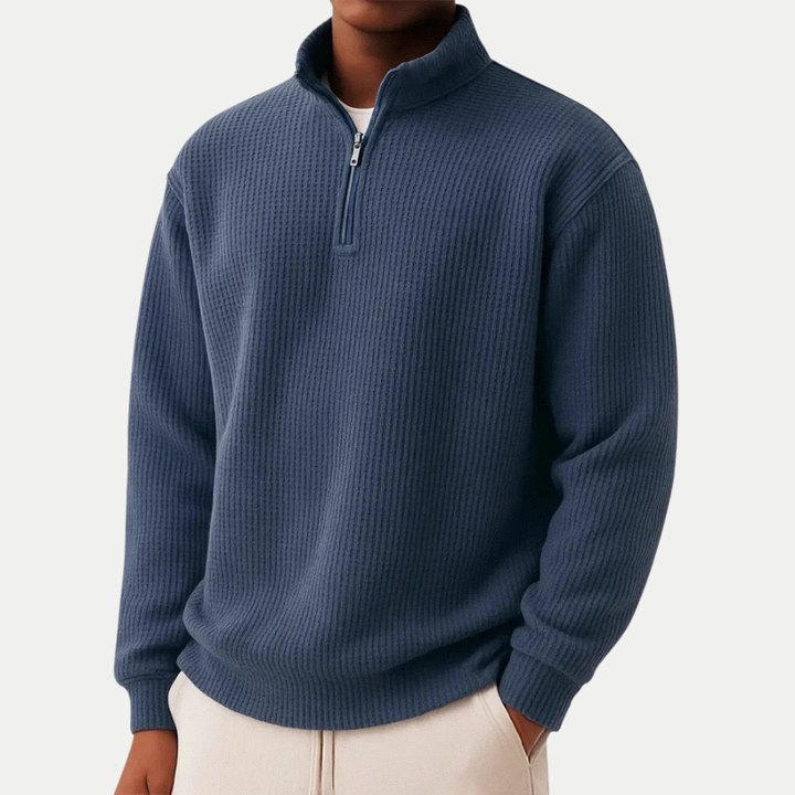 Men's Knit Half Zip Sweater