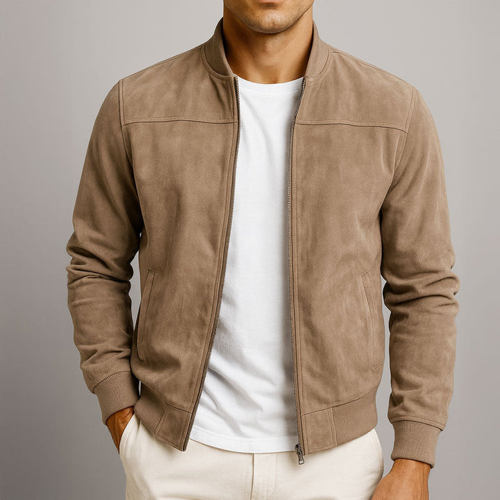 Men's Suede Effect Jacket