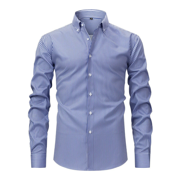 Men's Striped Stretch Shirt