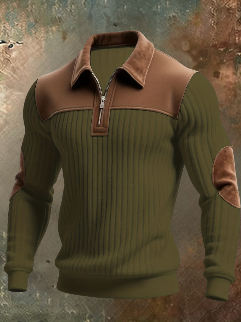 Men's Ribbed Knit Sweater