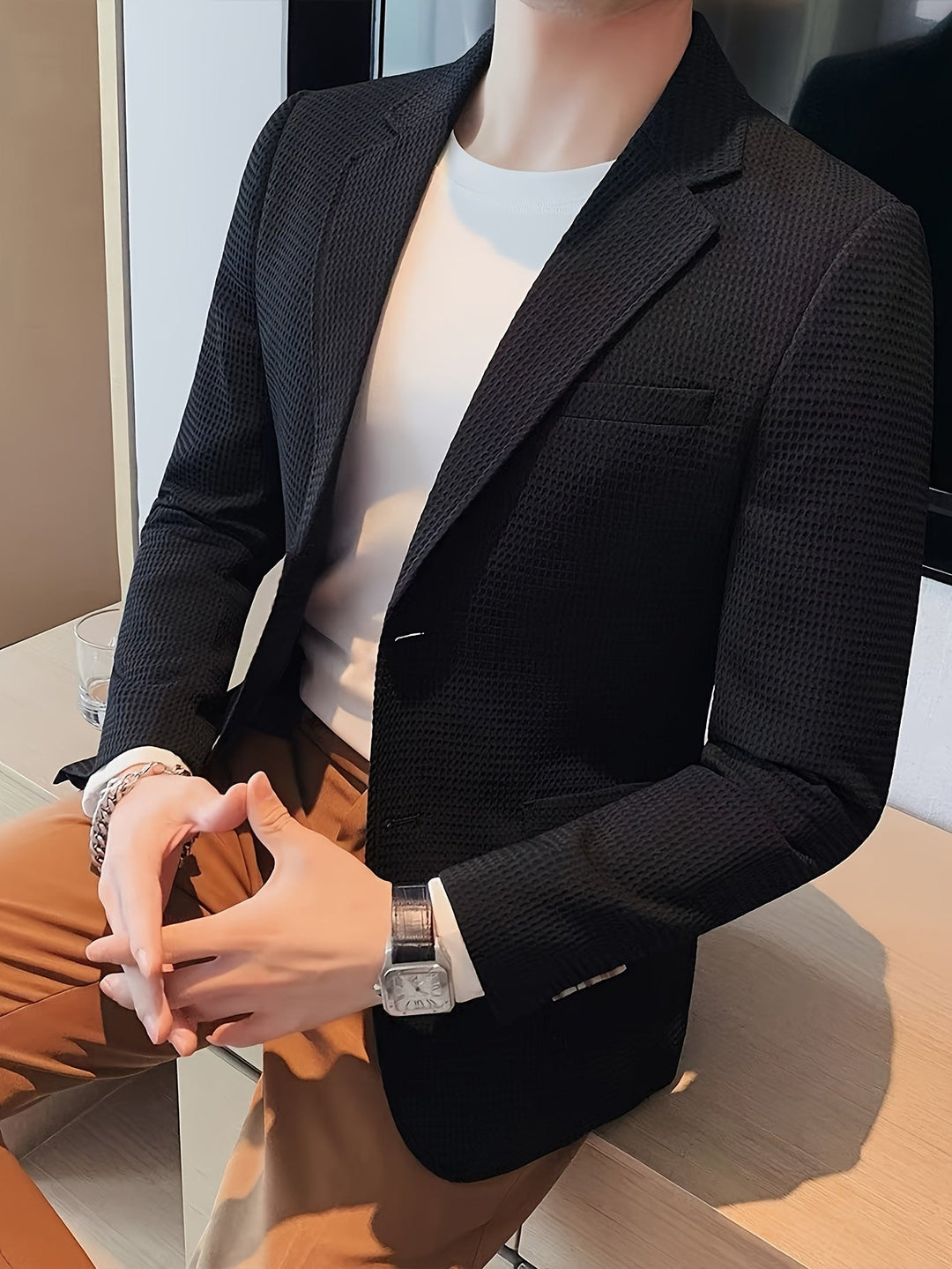 Men's Waffle Blazer