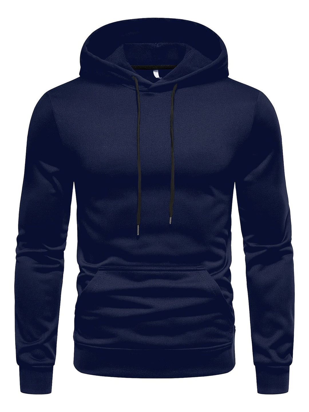 Men's Solid Drawstring Hoodie