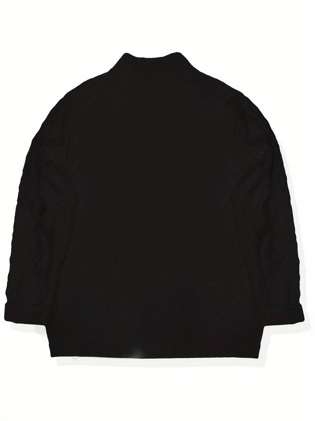 Men's Cable Knit Half Zip Sweater