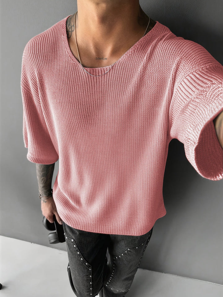 Men's Textured Knit PUllover