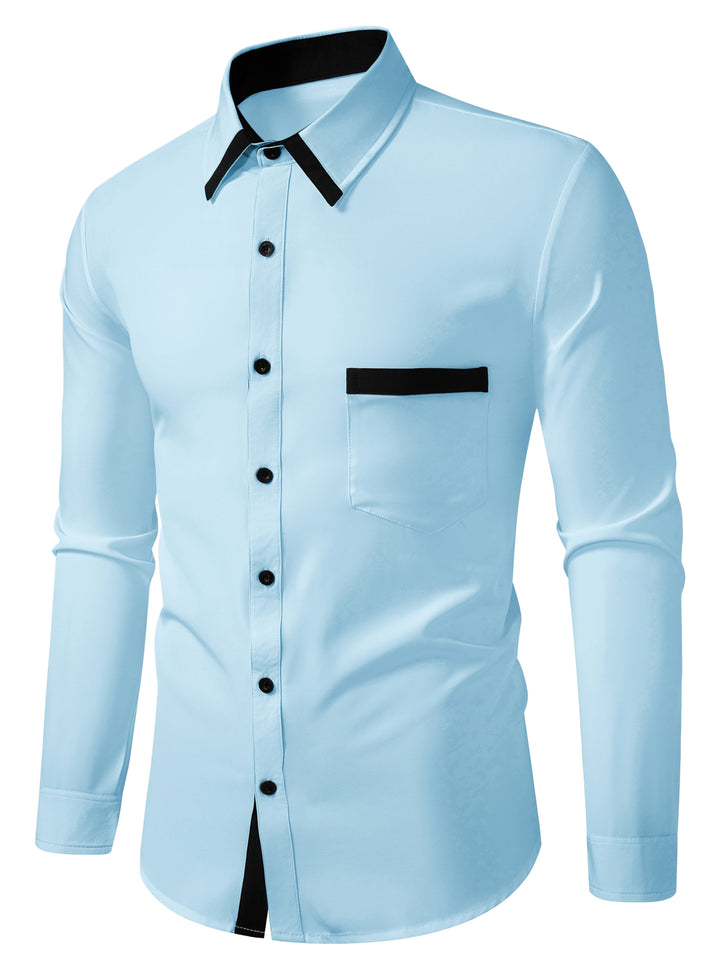 Men's Contrast Panel Shirt