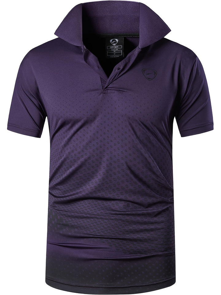 Men's Sport Print Polo Shirt