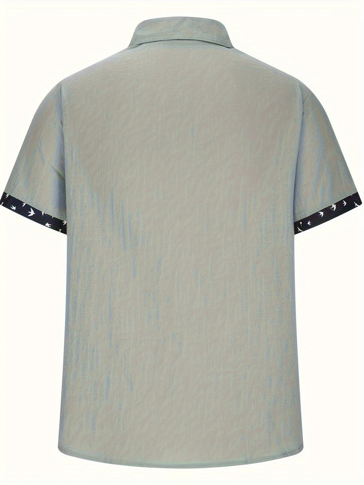 Men's Lapel Summer Shirt