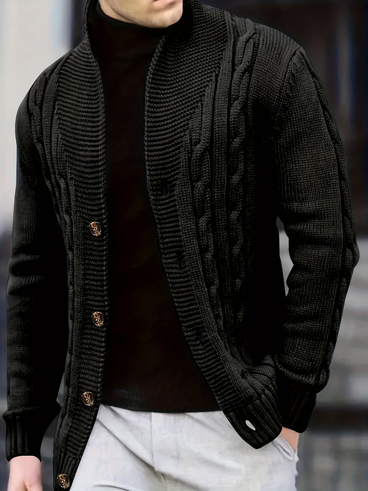 Men's Cable Knit PUllover Sweater