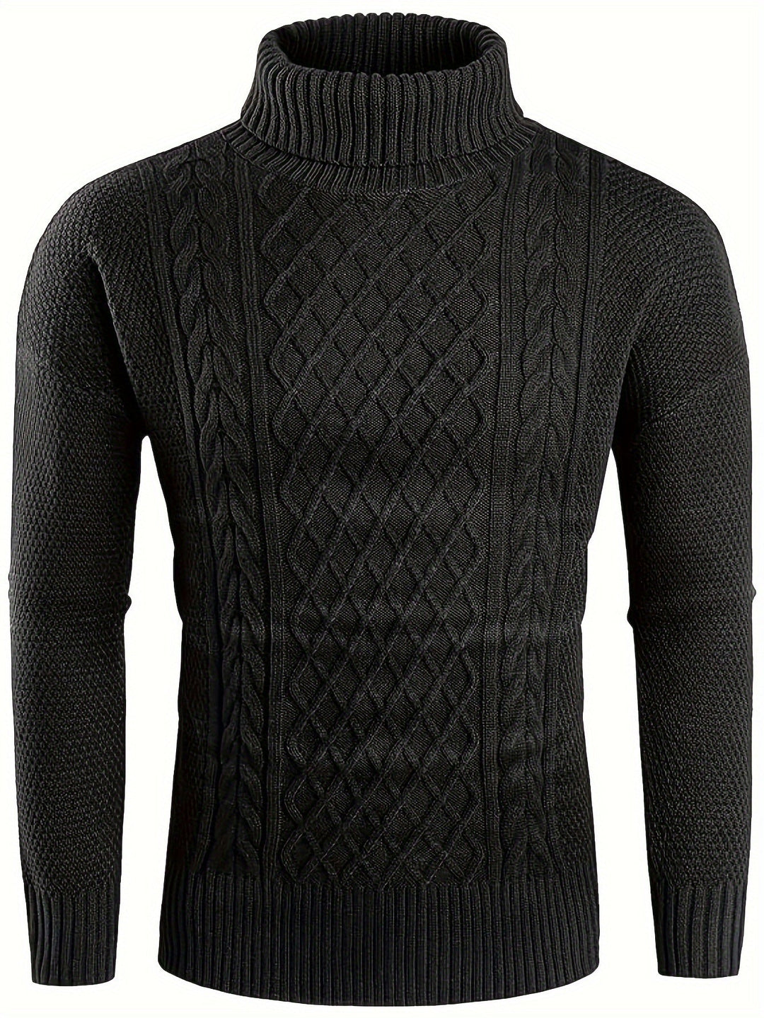 Ambrose | Classic Cable-Knit Turtleneck Sweater