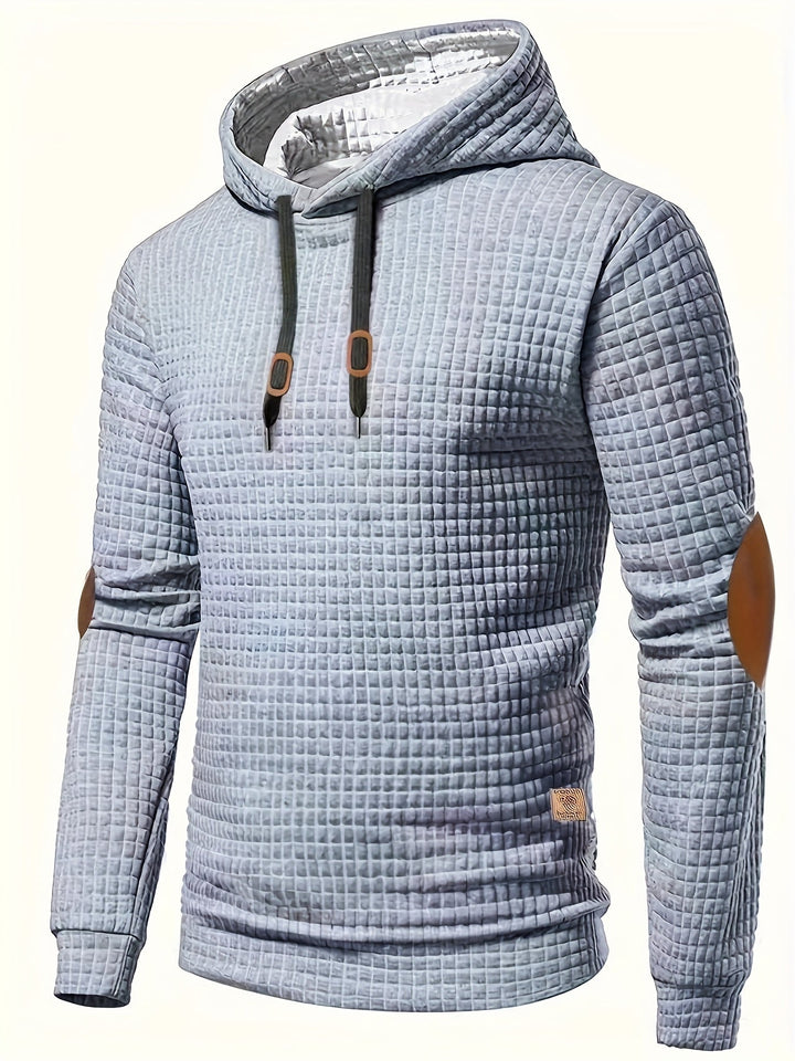 Men's Checkered Hooded Sweatshirt