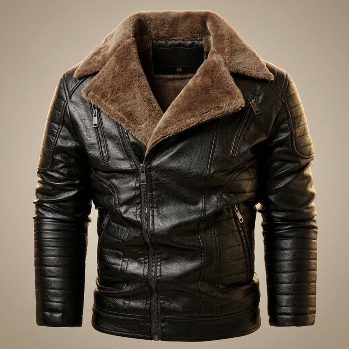 Niccolo Fur Leather Jacket