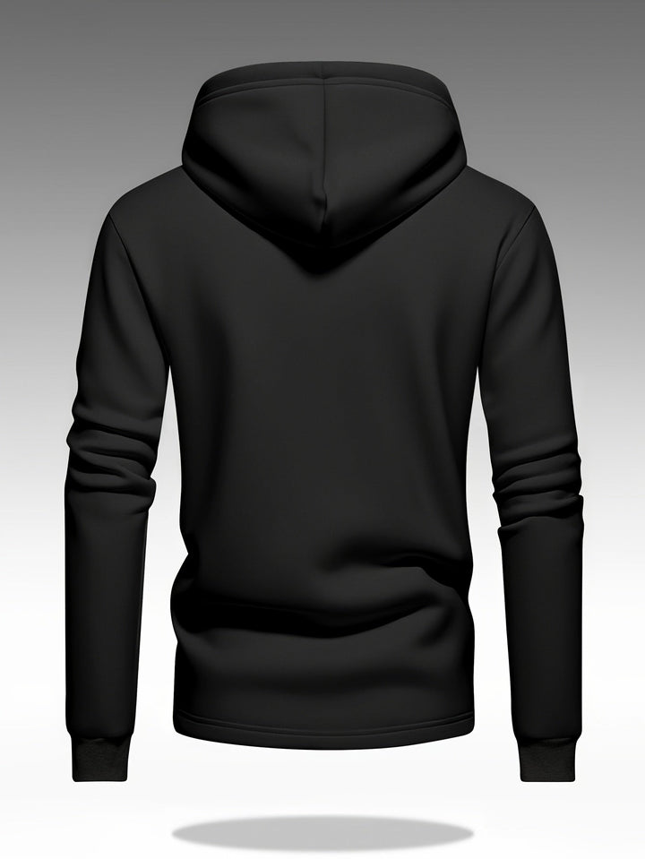 Men's Solid Knit Hoodie