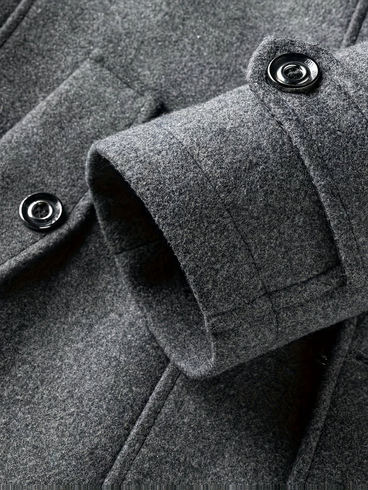 Men's Tweed Wool Coat