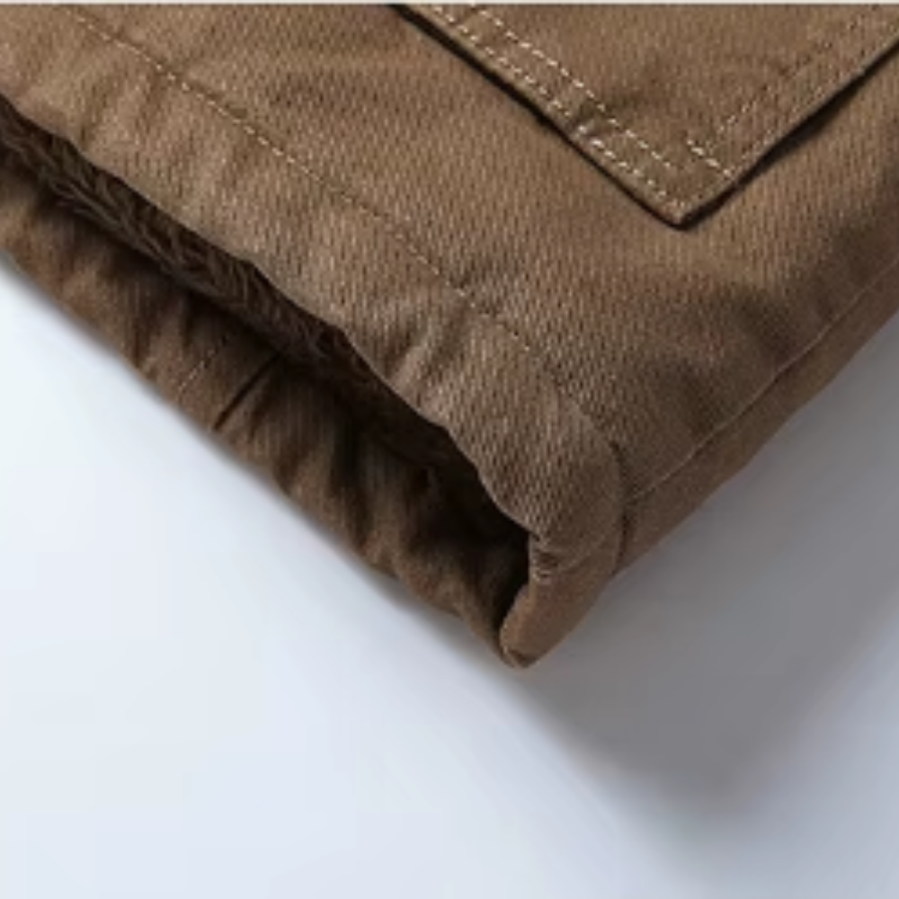Men's Cotton Zip Front Jacket