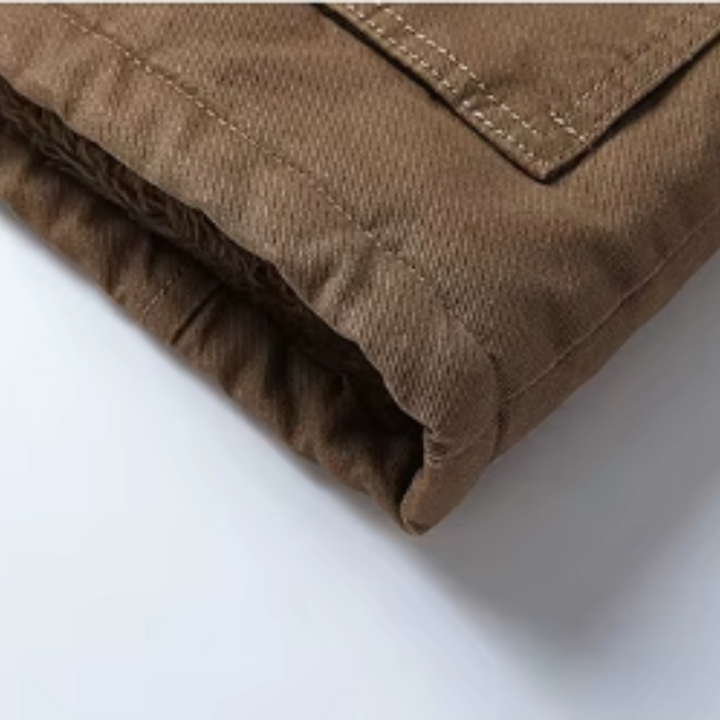 Men's Cotton Zip Front Jacket