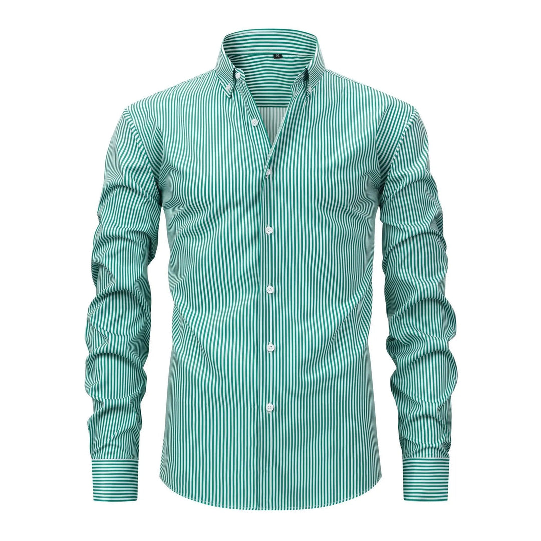 Men's Striped Stretch Shirt