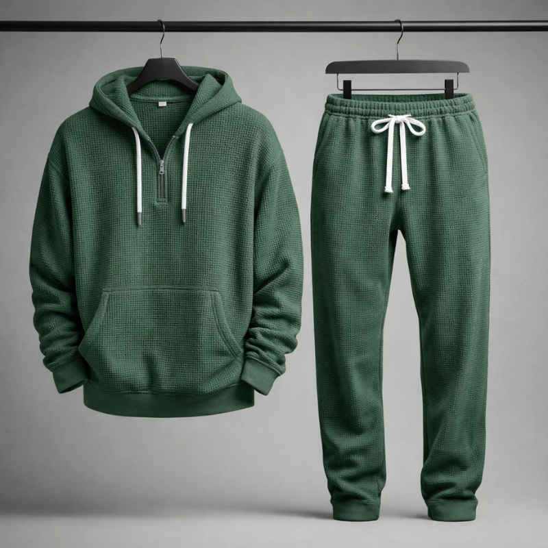 Men's Waffle Knit Set