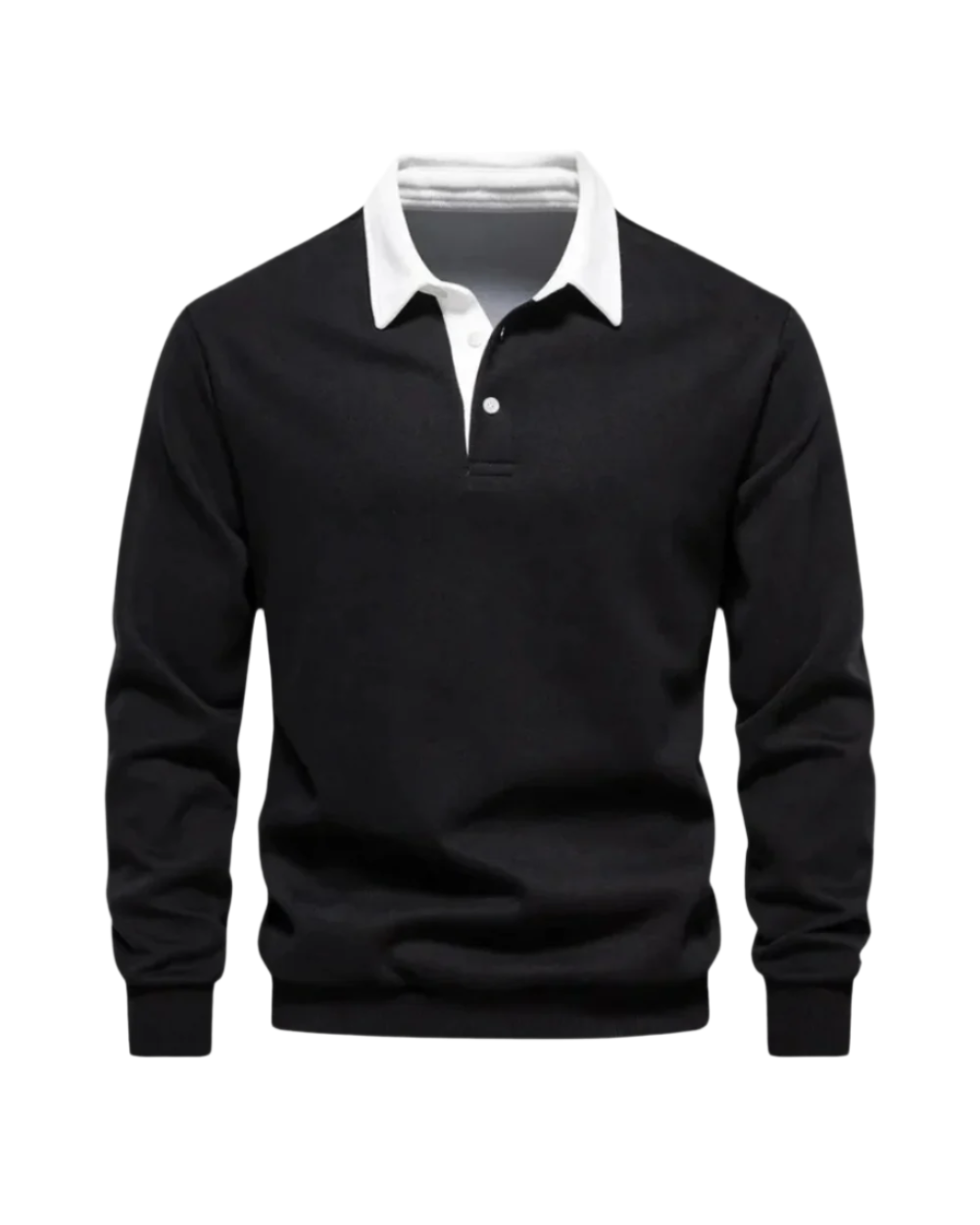 Men's Knit Polo Sweater