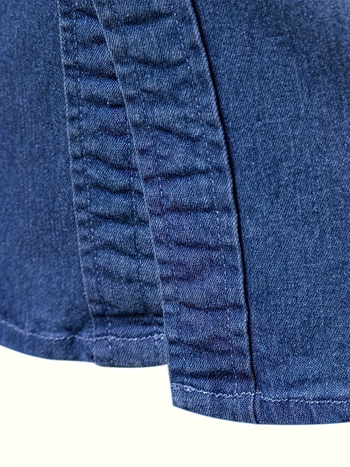 Men's Cotton Blend Denim Shirt