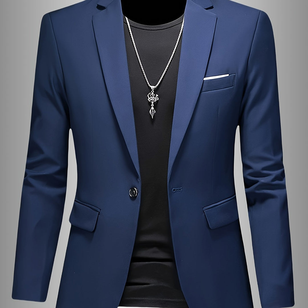 Men's Skinny Lapel Blazer
