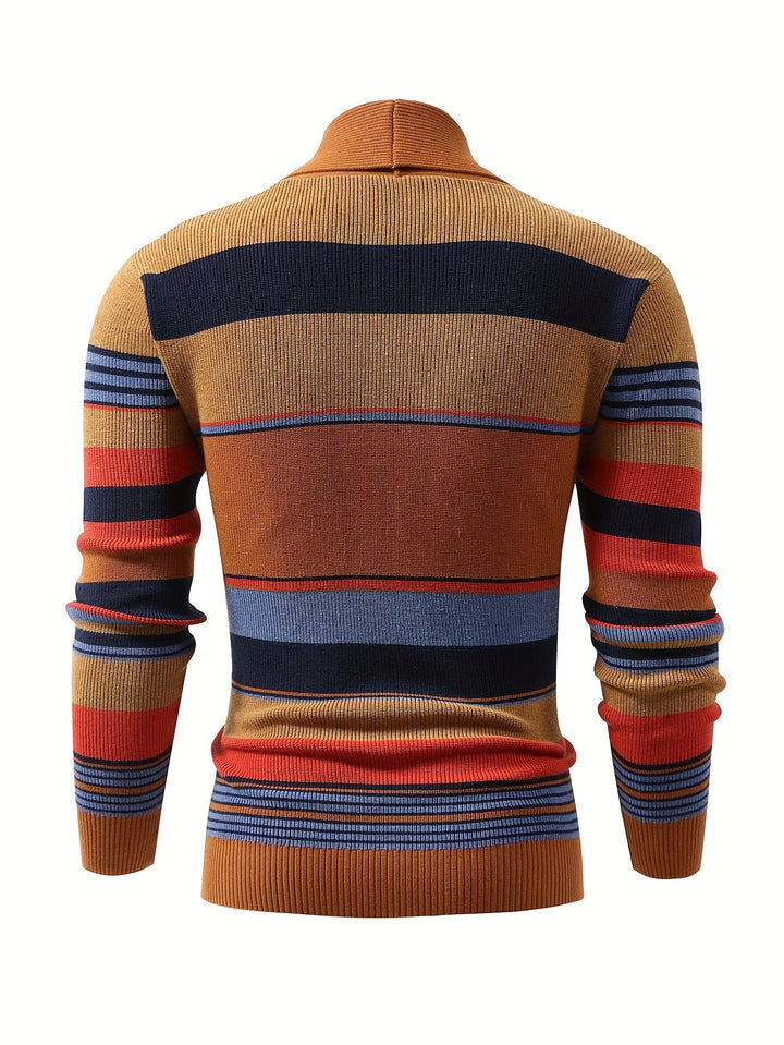 Rensley | Classic Striped Knit Cardigan