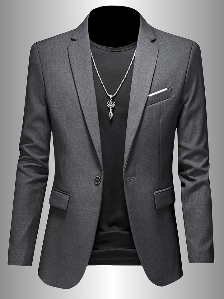 Men's Skinny Lapel Blazer