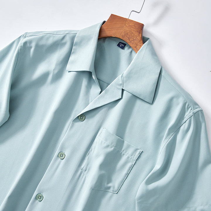 Men's Cuban Collar Summer Shirt