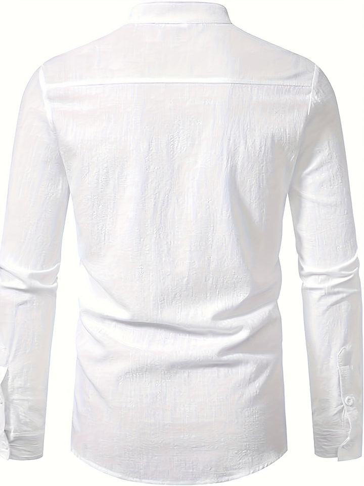 Men's Stand Collar Shirt