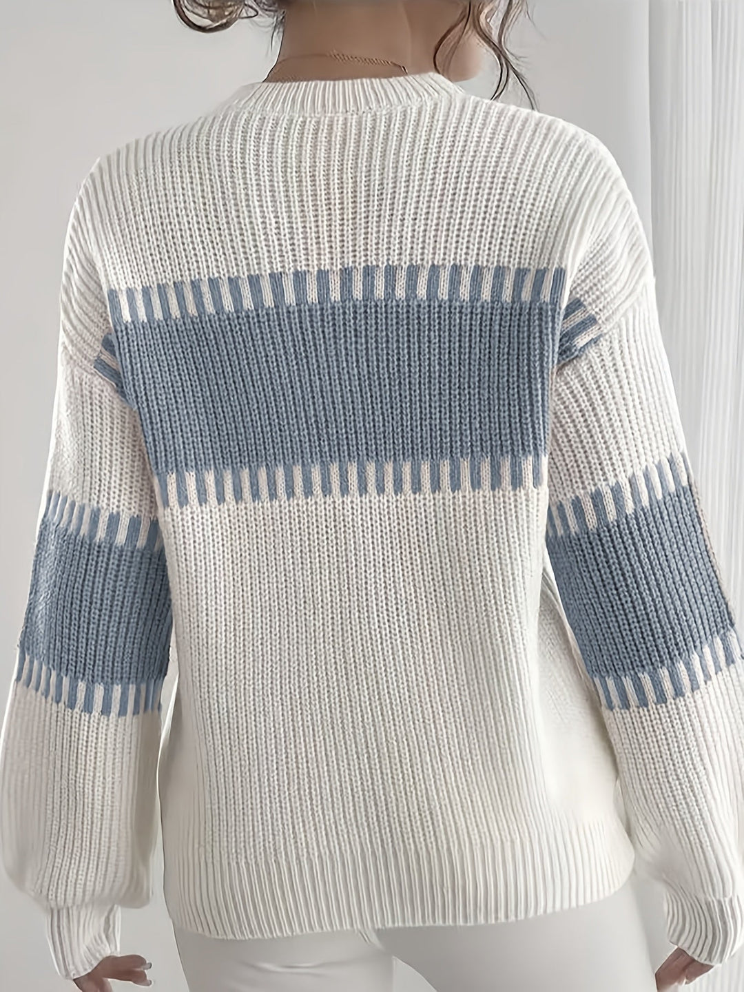 Adelaide | Color-Block Striped Sweater
