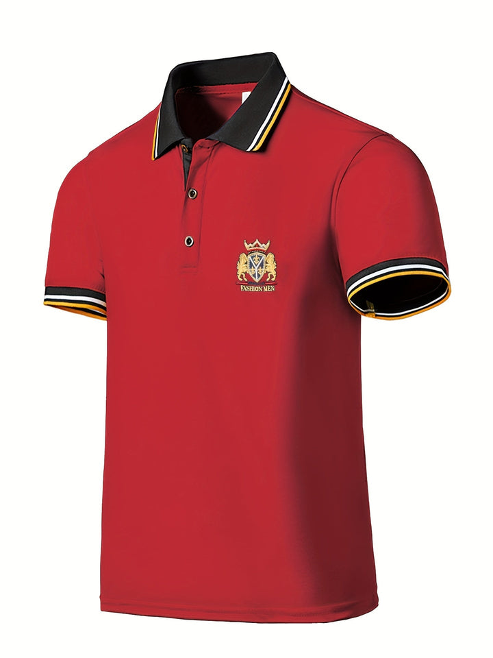 Men's Embroidered Knit Shirt