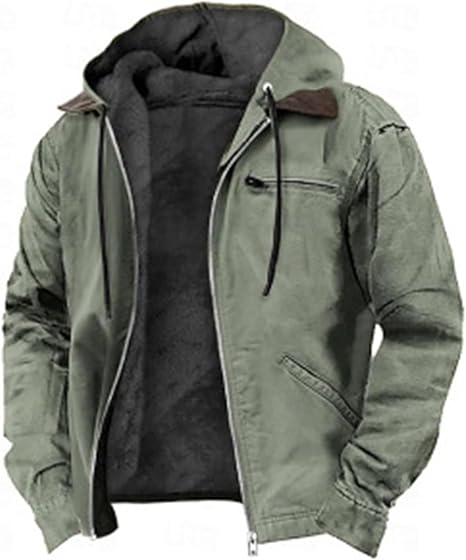 Men'S Fall Hooded Jacket