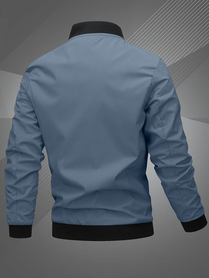 Men's Embroidered Baseball Jacket