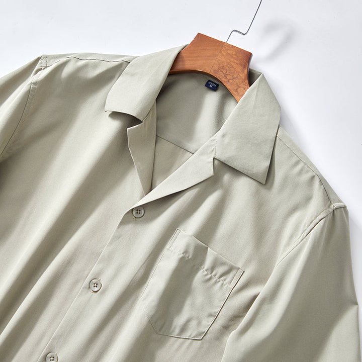 Men's Cuban Collar Summer Shirt