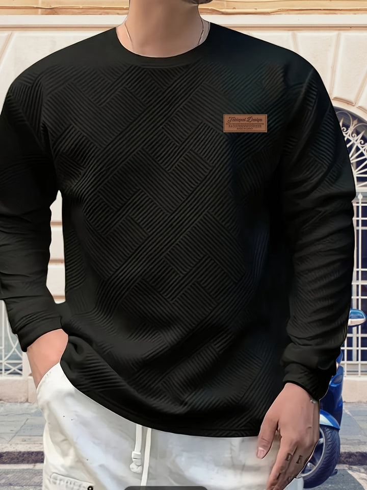 Men's Heavyweight Jacquard Sweatshirt