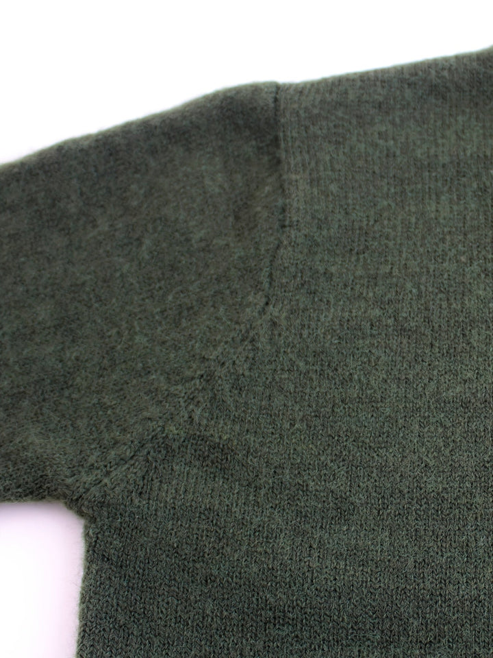 Lydia | Striped-Cuff Ribbed Sweater