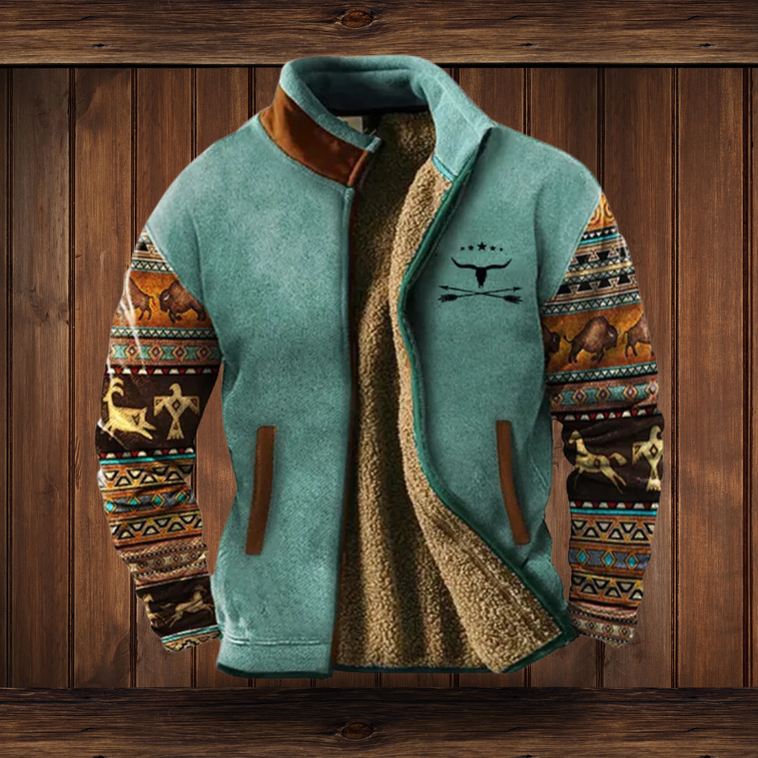 Men's Premium Fleece Outdoor Jacket | Lightweight Insulation | Full Zip Front, Regular Fit | Hiking and Workwear Layer