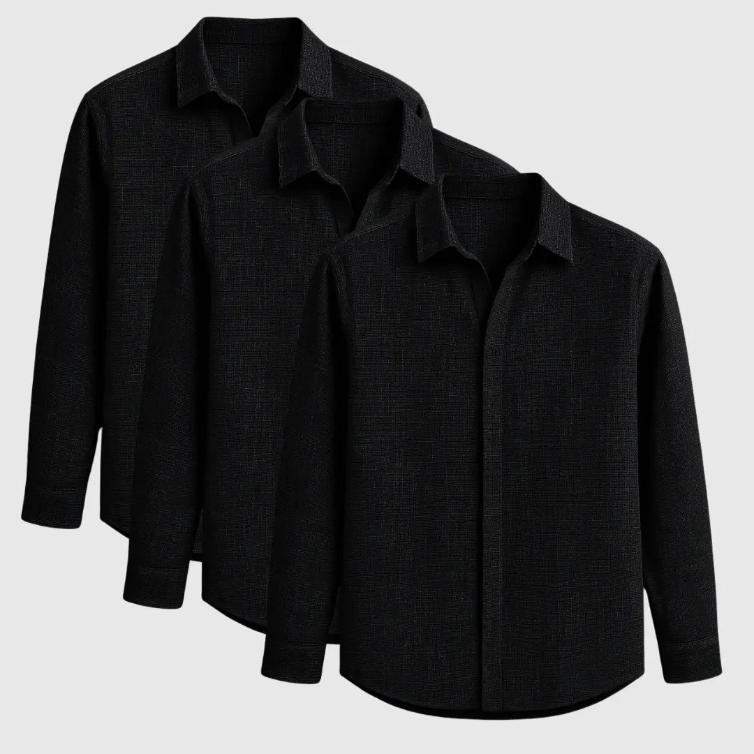 Men's Linen Long Sleeve Shirt