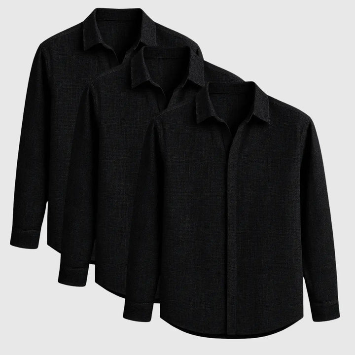 Men's Linen Long Sleeve Shirt