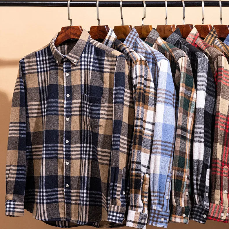 Men's Brushed Flannel Shirt